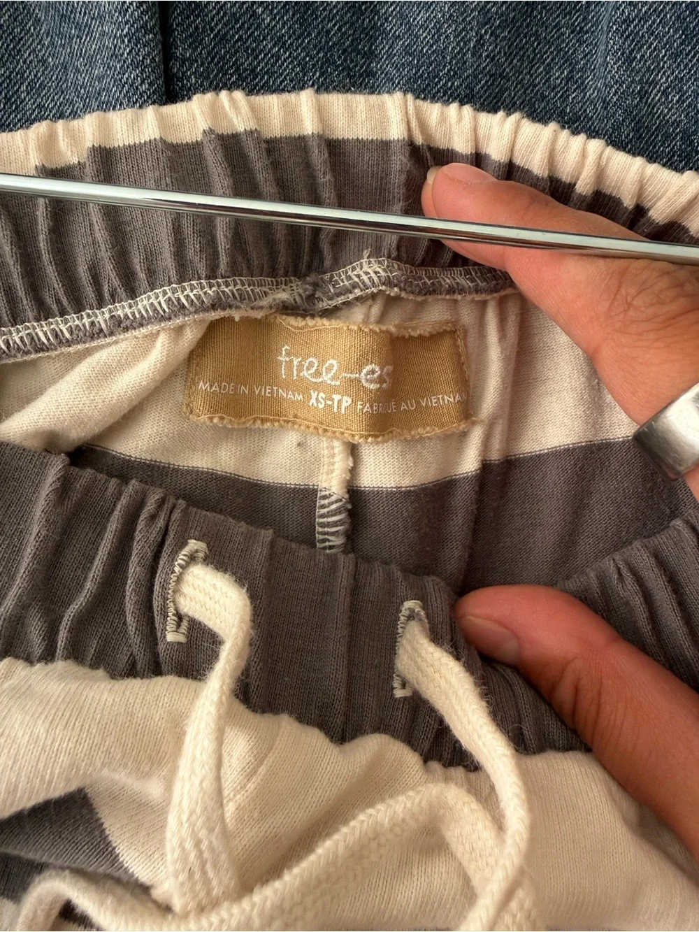 Free People stripes lightweight